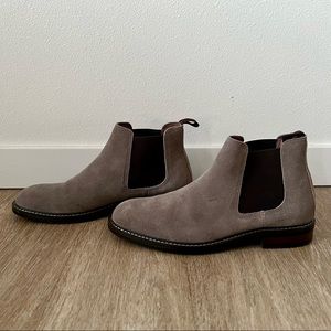 1901 Nordstrom Suede Leather Chelsea Ankle Boots, Men’s Shoes Size 8.5